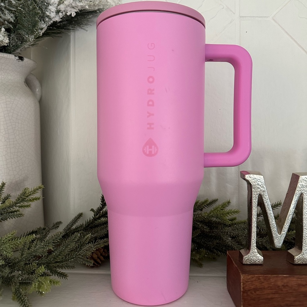 Bubblegum pink Hydrojug 40 oz
